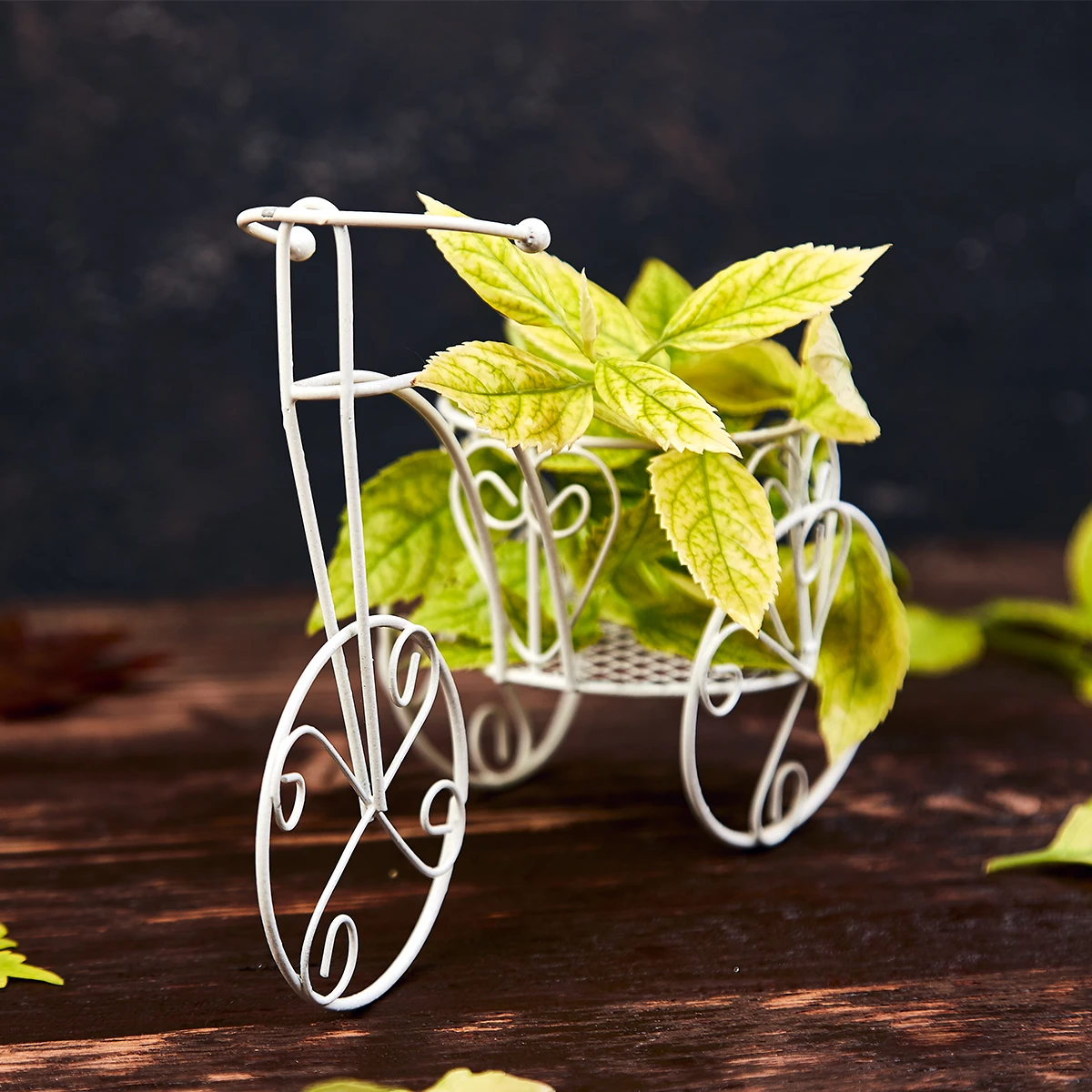 Vintage Tricycle Wire Planter Product Image
