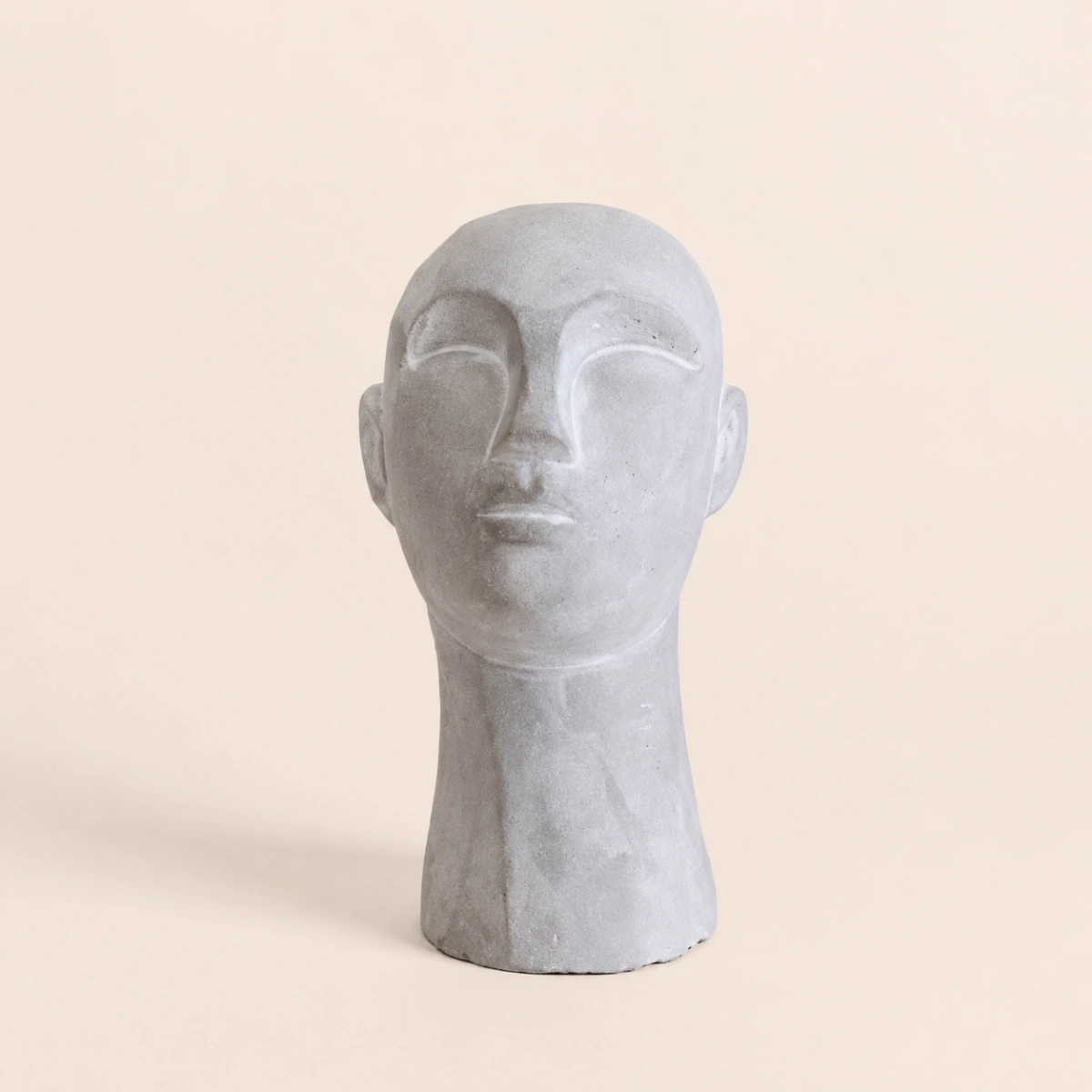 Abstract Faceted Head Sculpture Product Image